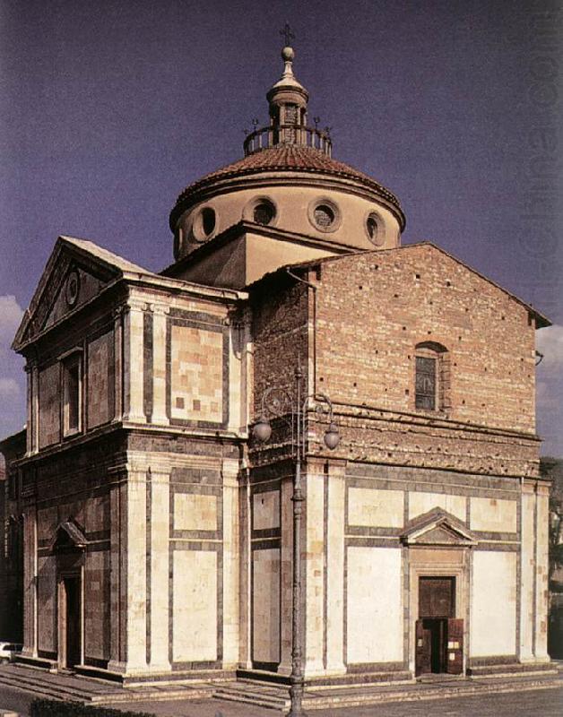 Exterior of the church f, SANGALLO, Giuliano da
